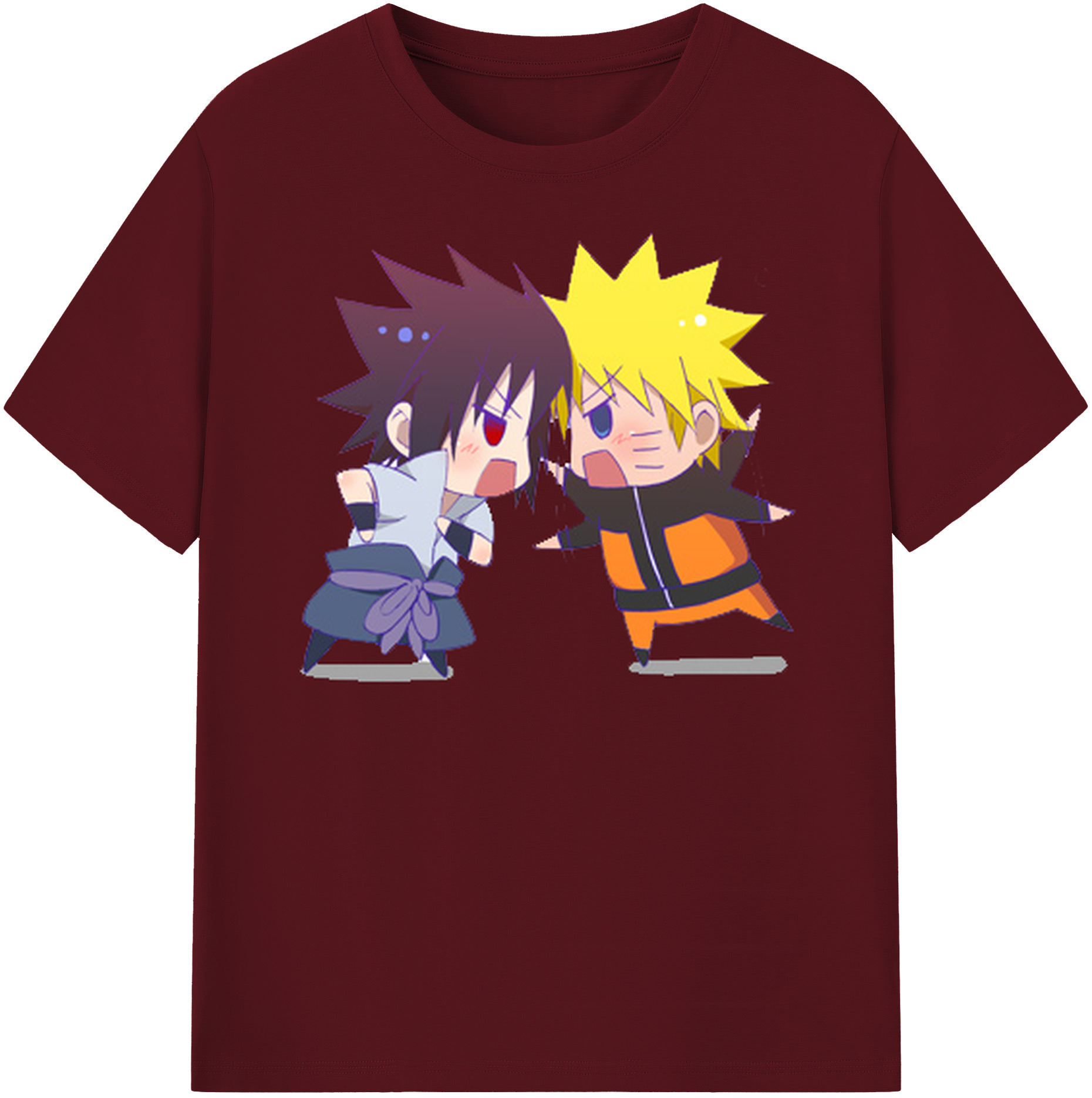 （画像用） NARUTO -ナルト- うずまき ナルト Uzumaki Naruto 綿100％半袖Tシャツ（フロントプリント）